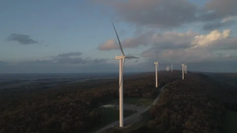 Wind turbine USA Stock Footage 96185664