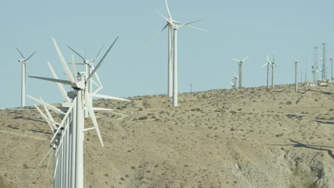 Wind turbine, wind farm. Stock-Footage 138342089