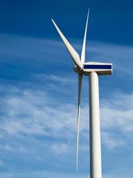 Wind turbine, wind mill Stock Photos