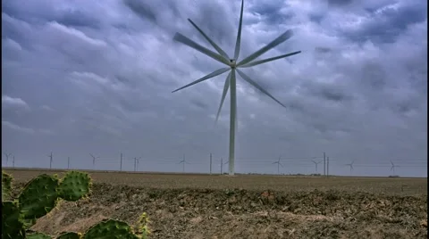 Wind Turbine - Wind Mill Time-Lapse Vídeos de archivo 42661933