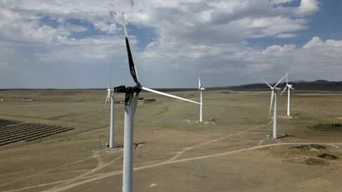 Wind turbine1 Video stock 246717529