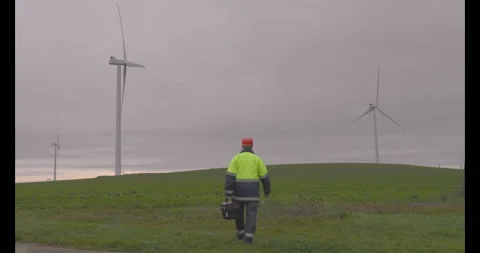 Wind turbine6 Stock Footage 293021035