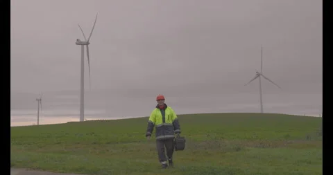 Wind turbine7 Stock Footage 293021121