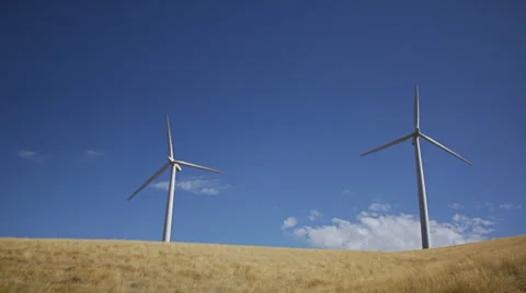 Wind turbines 003 Video stock 1118681