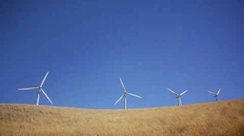 Wind turbines 006 Stock Footage 1117964