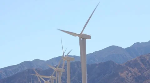 Wind Turbines 03 Stock Footage 8944728