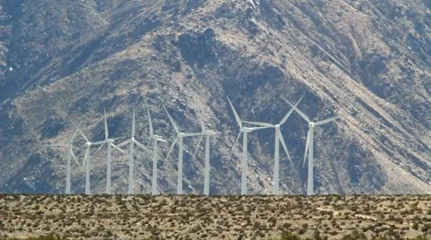 Wind Turbines 07 Stock Footage 8944688