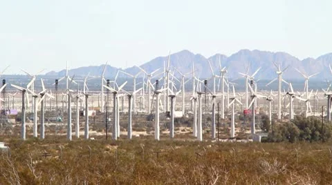 Wind Turbines 08 Stock Footage 8944571