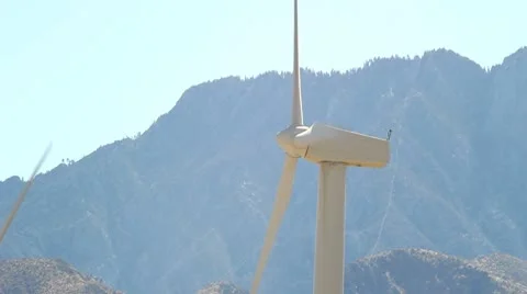 Wind Turbines 09 Stock Footage 8942126