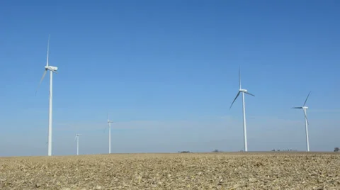 Wind Turbines 1 Stock Footage 33121729