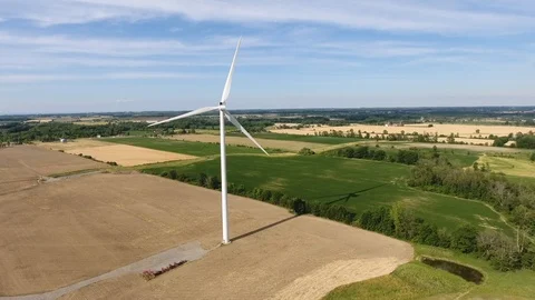 Wind Turbines (1) Video stock 104939533