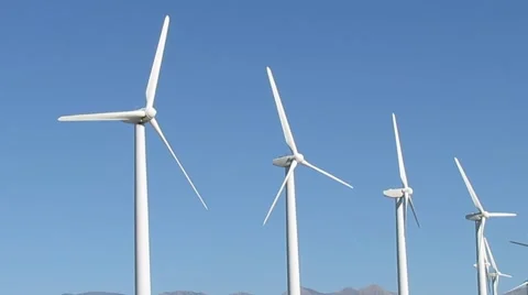 Wind turbines 1267 Stock Footage 49832936