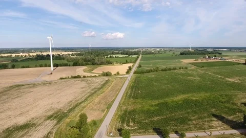 Wind Turbines (3) Video stock 104939587