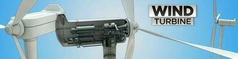 Wind Turbines 3D Model