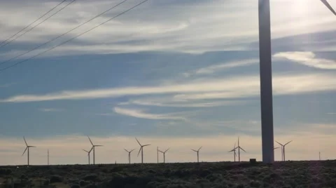 Wind Turbines 4k Stock Footage 48469621