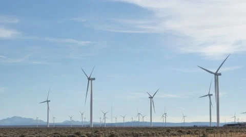 Wind Turbines 4k Stock Footage 48469625