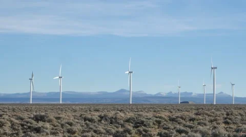 Wind Turbines 4k Stock Footage 48469822