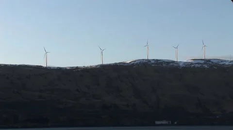 Wind Turbines in Alaska 스톡 동영상 52365955
