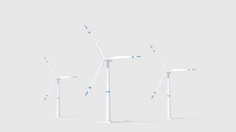 Wind Turbines Animation 動画素材 283383293