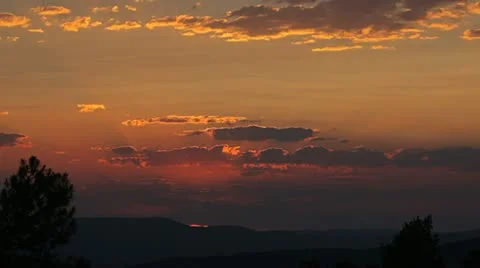 Wind Turbines in Eolic Park at the sunset Stock Footage 11849741