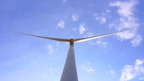 Wind turbines farm on the hill. Generating electricity in Thailand. Stock Footage 76237865