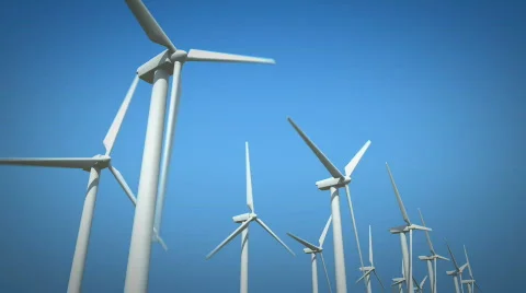 Wind Turbines Stock Footage 397817