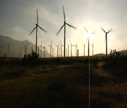 Wind Turbines Stock Footage 499902