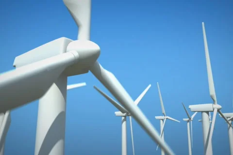 Wind Turbines 스톡 동영상 544739