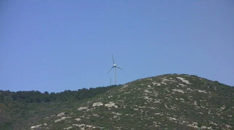 Wind Turbines Video stock 646724