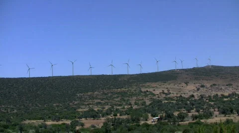 Wind Turbines Video stock 649446