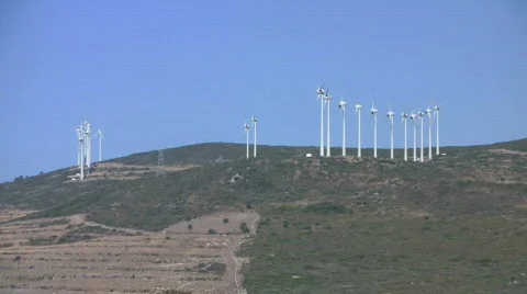 Wind Turbines Video stock 649473