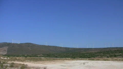 Wind Turbines Video stock 660784