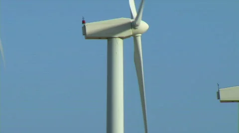 Wind turbines Stock Footage