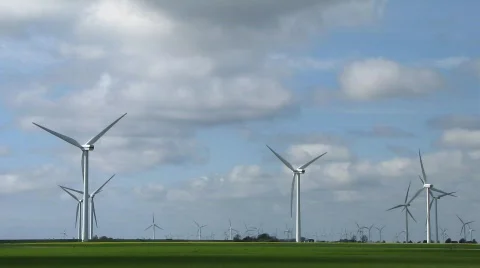 Wind-turbines Stock Footage 709324