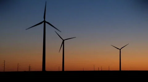 Wind turbines Video stock 828941