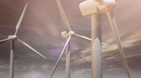 Wind Turbines  Video stock 1081046