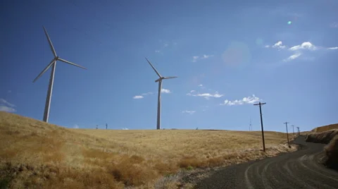 Wind turbines Video stock 1117823