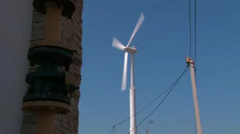Wind turbines. Stock Footage 10835594