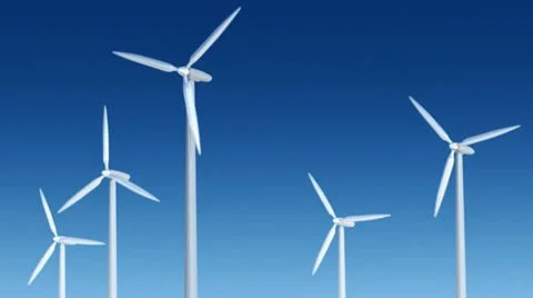 Wind Turbines Stock Footage 20479401