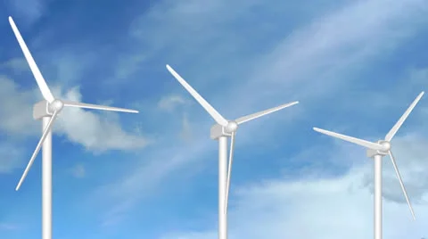 Wind Turbines Stockbeeldmateriaal 22900459