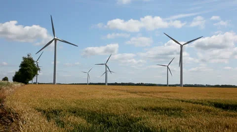 Wind turbines Video stock 25698160