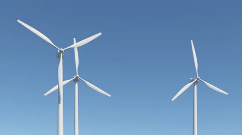Wind Turbines Stock Footage 40396281