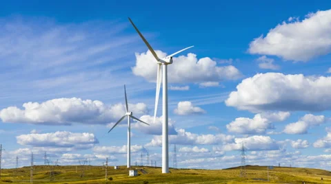 Wind Turbines Stock Footage 41721399