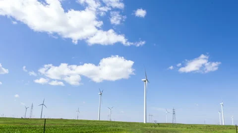 Wind Turbines Stock Footage 41721428