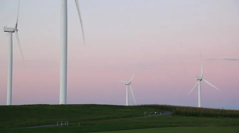 Wind Turbines Stock Footage 46204073