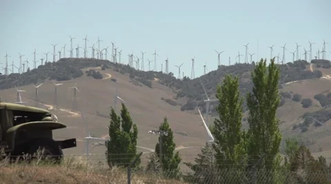 Wind Turbines Stock Footage 49404258