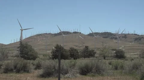 Wind Turbines Stock Footage 49404347