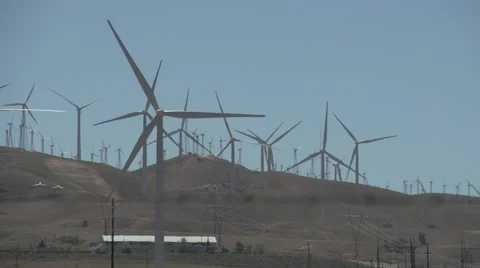 Wind Turbines Stock Footage 49404716
