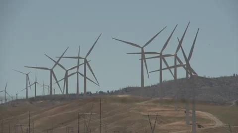 Wind Turbines Stock Footage 49404866