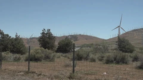 Wind Turbines Stock Footage 49404979